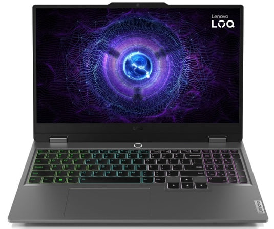 Lenovo Gaming Laptop LOQ - 12th Generation H-Series i5 16GB DDR5 RAM 512GB SSD RGB Backlit Keyboard Intel Arc Graphics 15.6" 144Hz FHD Screen