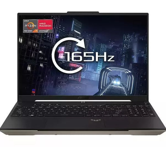 ASUS Gaming Laptop TUF A16 - 7th Generation Ryzen 7 16GB DDR5 RAM 1TB SSD 8GB RX 7700S Graphics 16"  165Hz FHD+ Screen