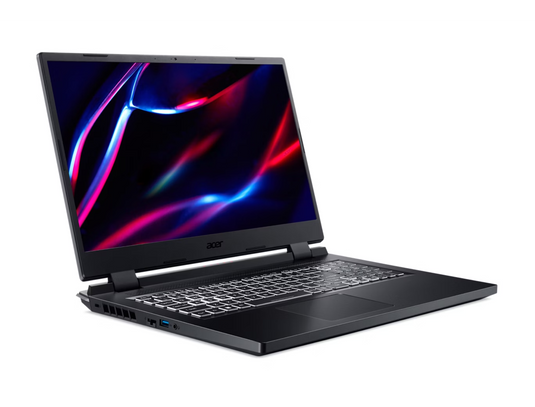 Acer Gaming Laptop Nitro AN517 - 12th Generation H-Series i7 16GB DDR5 RAM 1TB SSD NVIDIA RTX 4050 Graphics 4-Zone RGB Backlit Keyboard 17.3" 144Hz IPS FHD Screen