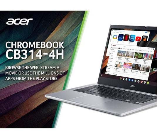 Acer Laptop Chromebook 314 - Intel Dual-Core 8GB RAM 128GB eMMC ChromeOS 14" IPS FHD Screen