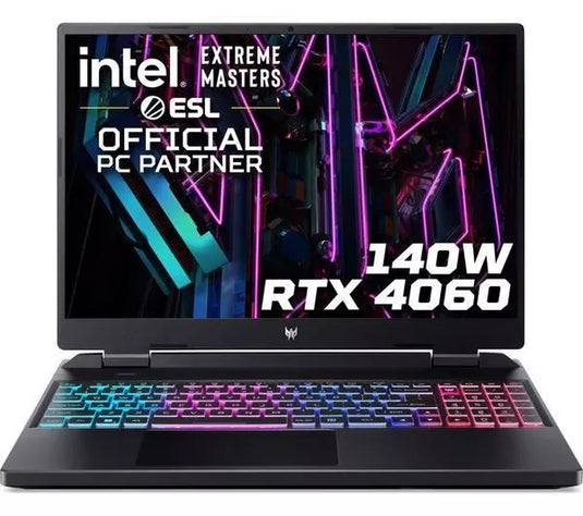 Acer Gaming Laptop Predator Helios Neo - 13th Generation H-Series i7 16GB DDR5 RAM 1TB SSD NVIDIA RTX 4060 Graphics RGB Backlit Keyboard 16" 165Hz Quad-HD Screen