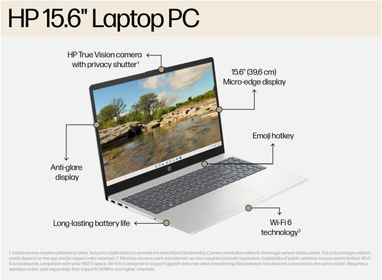 HP Laptop 15s-fd0050na - Brand New 13th Generation Core i5 16GB RAM 512GB SSD Windows 11 Home 15.6" IPS FHD Screen