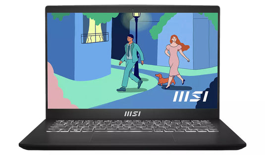 MSI Laptop Modern 14 - 12th Generation Core i3 8GB RAM 512GB SSD Backlit Keyboard Windows 11 Home 14" FHD Screen
