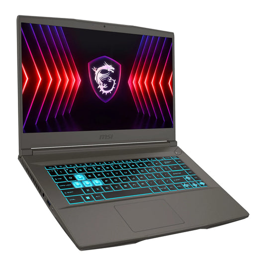 MSI Gaming Laptop Thin 15 - 12th Generation H-Series Core i5 16GB RAM 512GB SSD NVIDIA RTX 4050 Graphics Backlit Keyboard 15.6" 144Hz IPS FHD Screen