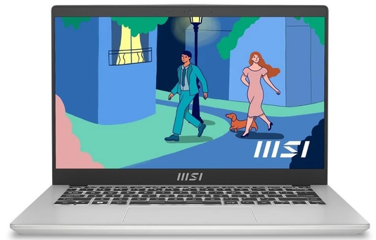 MSI Laptop Modern 14 - 12th Generation Core i3 8GB RAM 512GB SSD Backlit Keyboard Windows 11 Home 14" FHD Screen