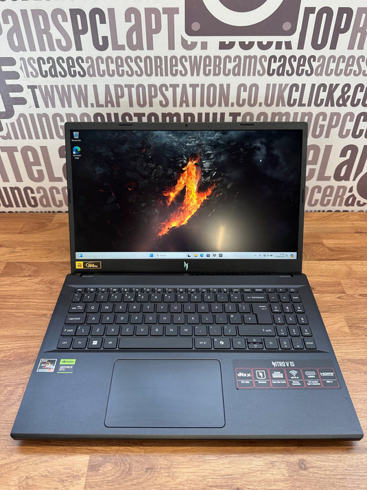 Acer Gaming Laptop V15 - 7th Generation H-Series Ryzen 5 16GB DDR5 RAM 512GB SSD NVIDIA RTX Graphics Backlit Keyvoard 15.6" 144Hz IPS FHD Screen