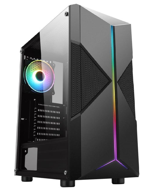 Pyro Gaming PC - AMD Ryzen 3, 8GB RAM, 512GB SSD, Vega 8 Graphics, ARGB Lighting, Gaming Desktop