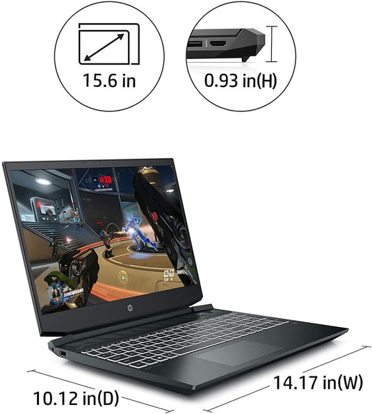 HP Gaming Laptop 15-ec1001na - Six-Core Ryzen 5 8GB RAM 256GB SSD Bang & Olufsen Speakers NVIDIA GTX 1650 Graphics 15.6" IPS FHD Screen